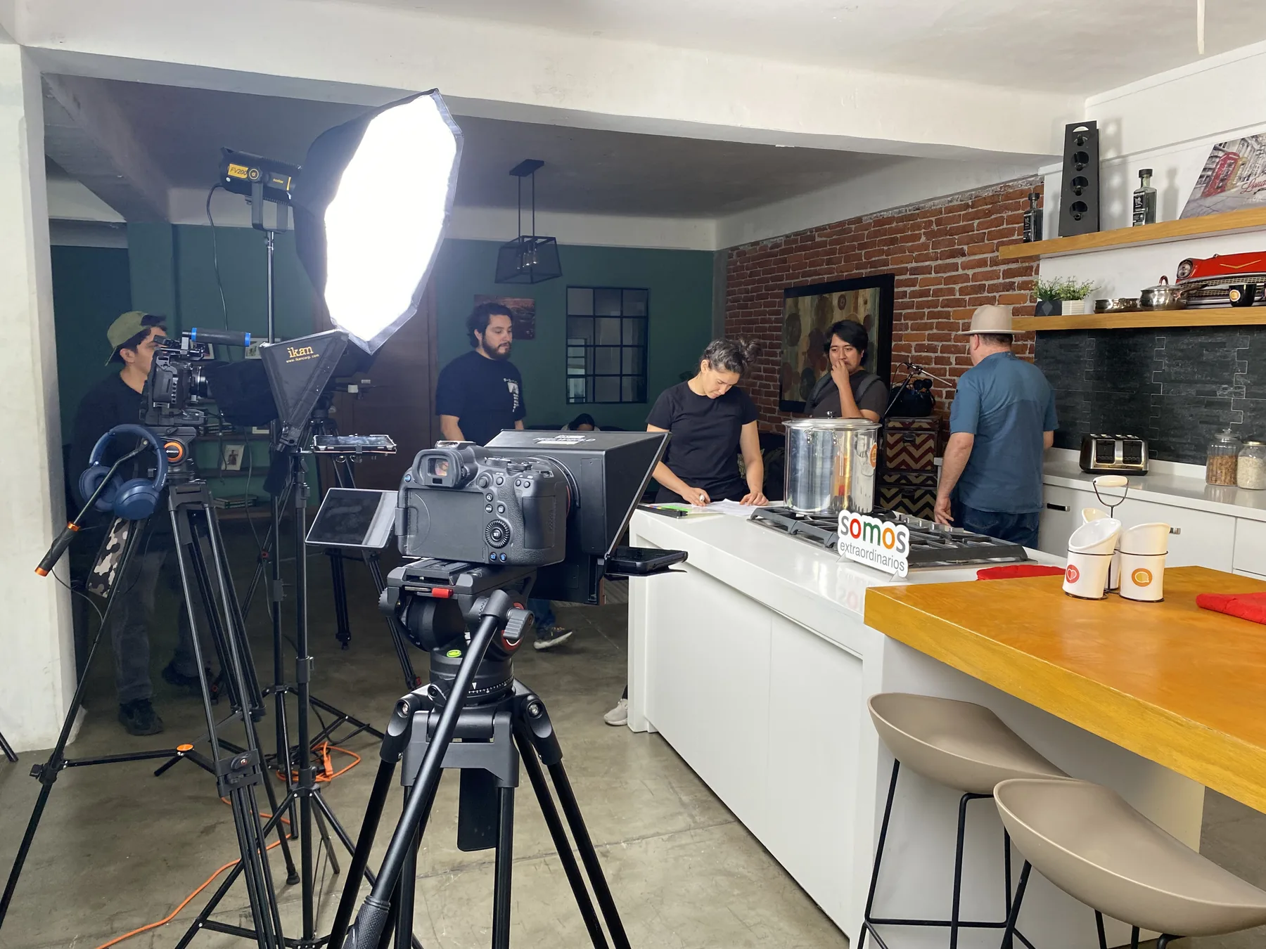 Rodaje audiovisual del equipo de Enso Media
