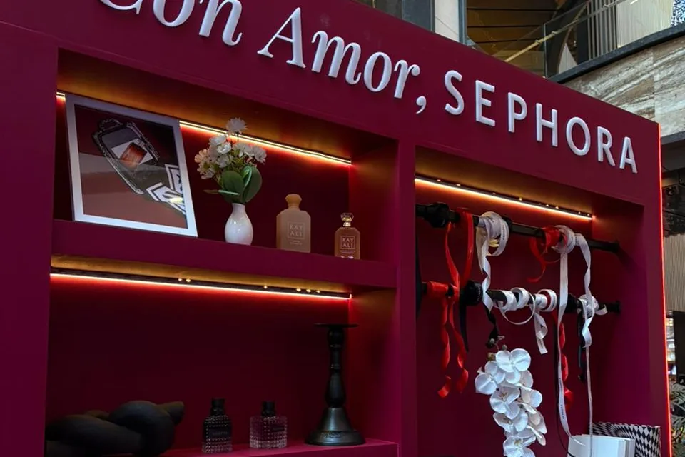 Activación de marca Sephora en centro comercial