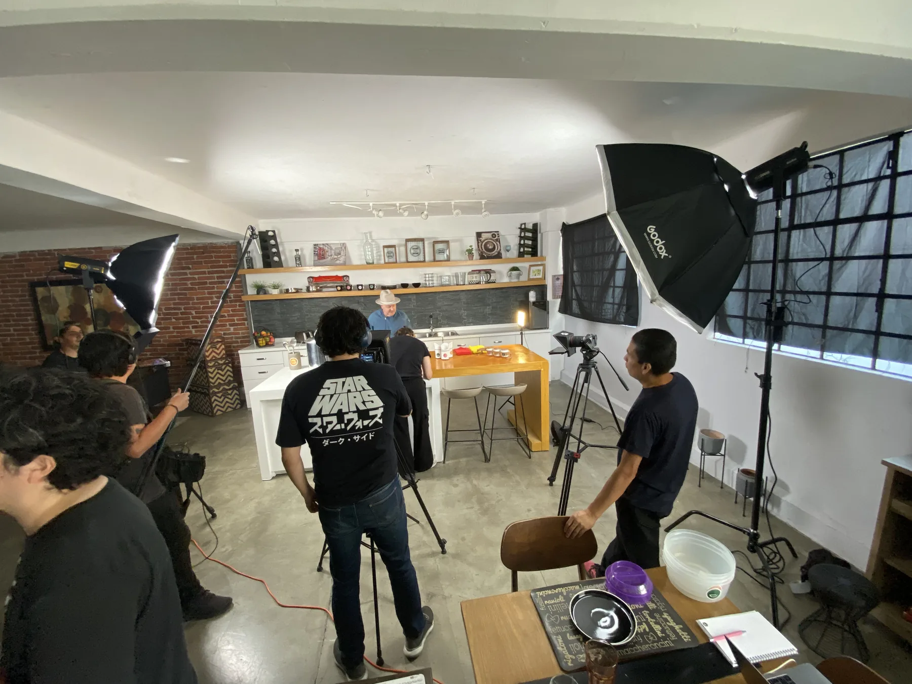 Set de producción montado por Enso Media